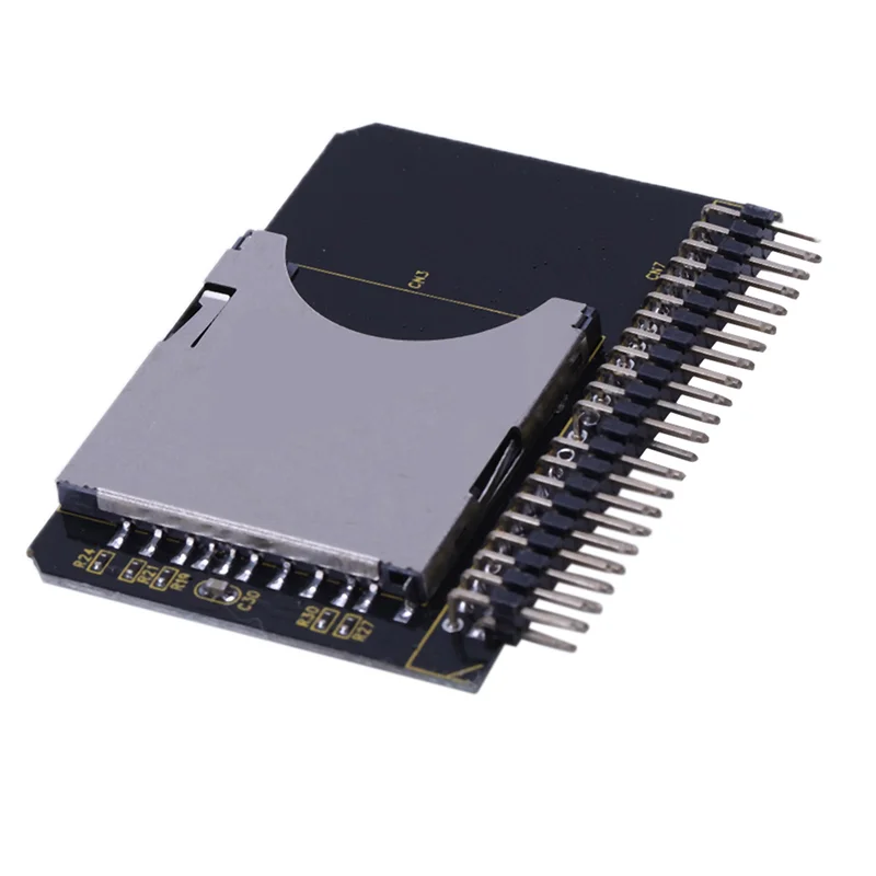 4X 44 ピン オス IDE - SD カード アダプター