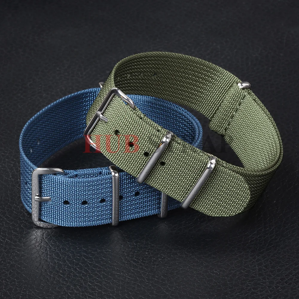 Nylon Canvas Watch Band 18mm 20mm 22mm Watch Straps Universal Military Fabric Watchband Men Women Bracelet for Seiko for Omega view 5