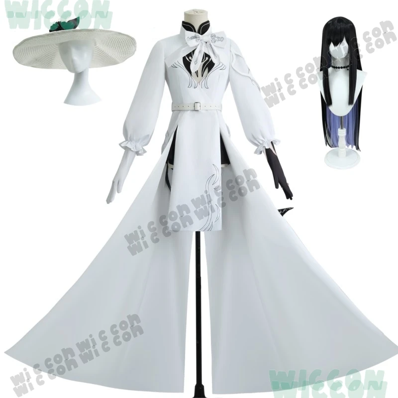 هونكاي ستار رايل أنيمي لعبة دور اللعب مجموعة كاملة كونستانس تأثيري حلي مع الملحقات بيناتا كاف الزي الموحد