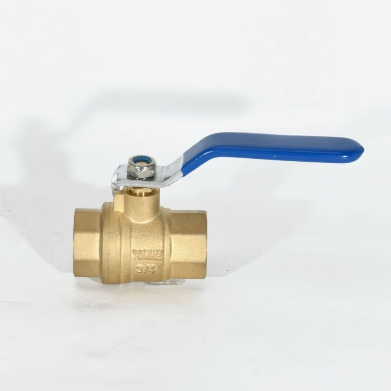 3/4 brass manual valve 6 points double internal thread thread buckle brass ball valve DN20