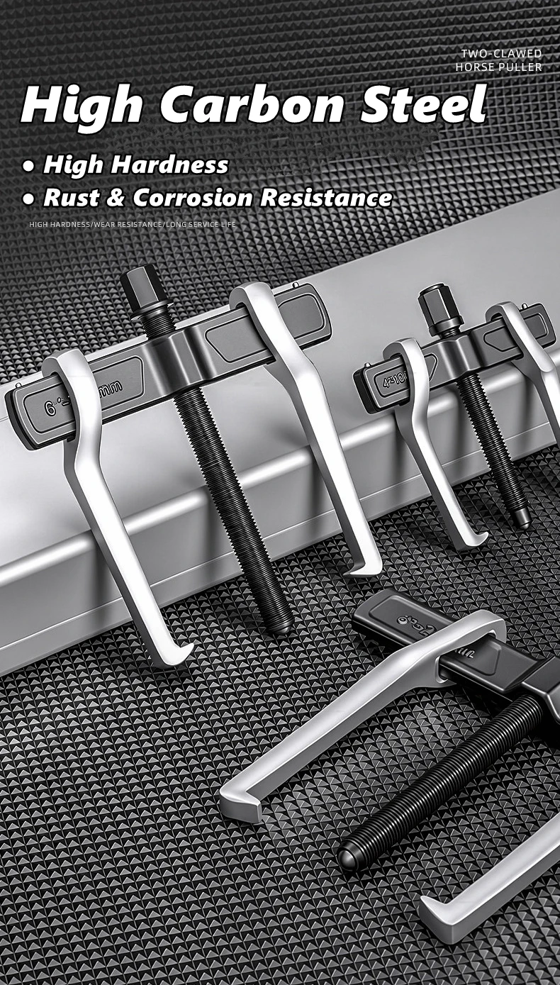 4/6/8/10/12/14 Inch 2-Claw Puller Multi Claw Puller Bearing Separation and Lifting Device Extractor Auto Repair Tools