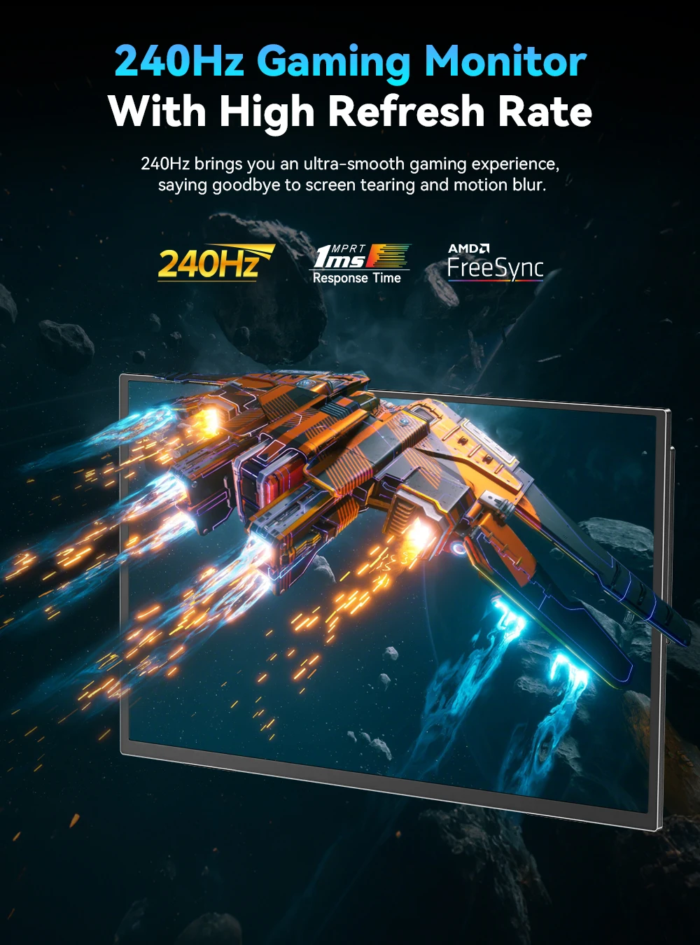 UPERFECT 240Hzリフレッシュレートモニター 24 - Pc Gaming Y Monitor のレビューと価格