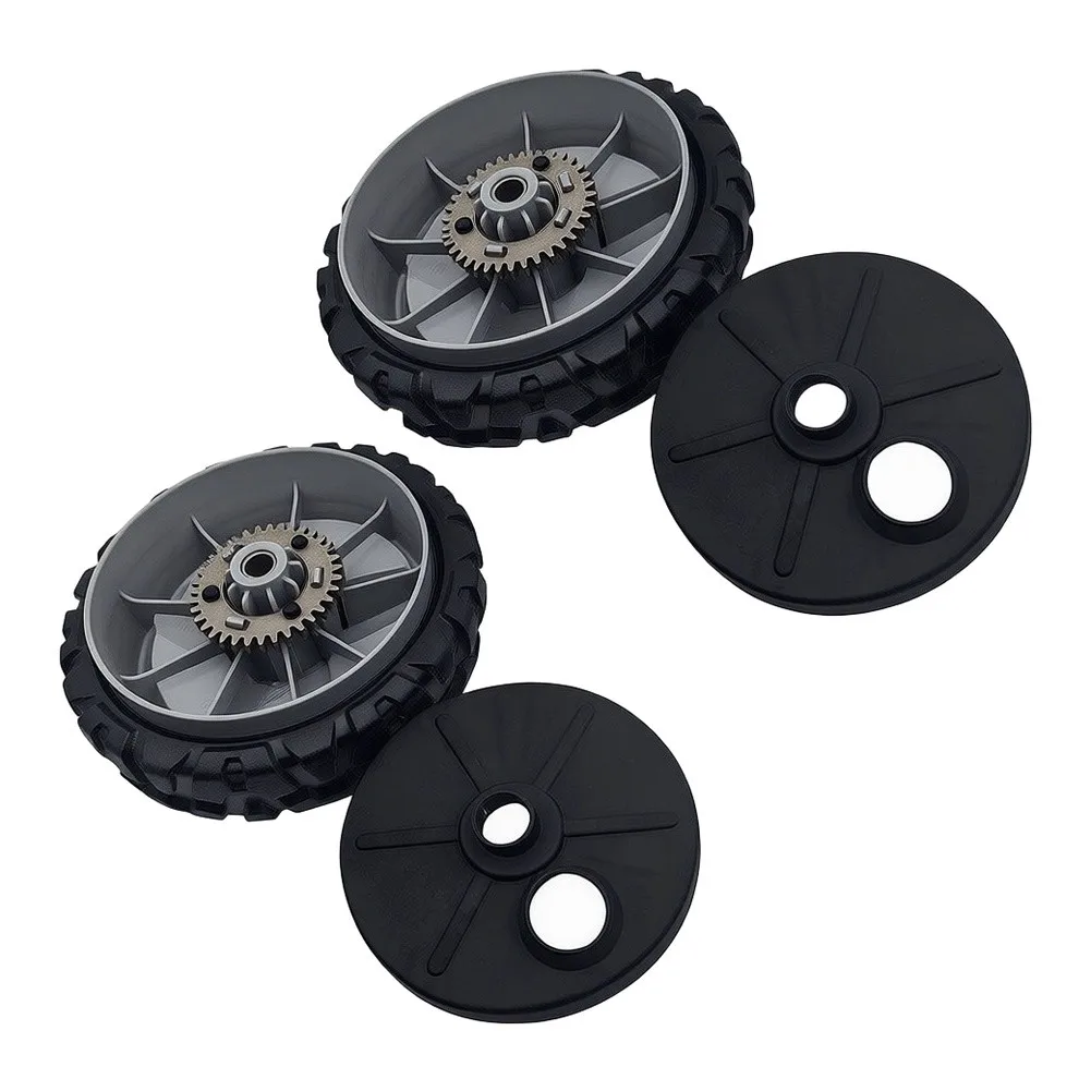 Inner Dust Covers 2 4 for Lawn Mower Wheels Replaces Part 580365301 Dust Protection Easy Installation Yard Mowing Lawn