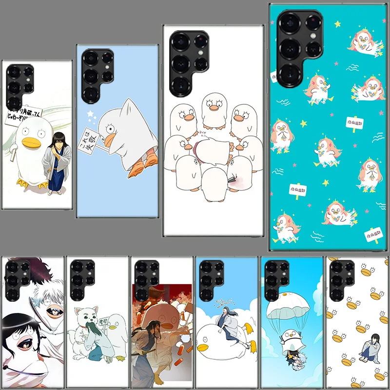 Anime Gintama Mr. Raindrop Phone Case For Samsung Galaxy S24 S23 S21 S20 FE S22 S26 Ultra S25 Edge S10 Plus Cover Clear TPU Capa