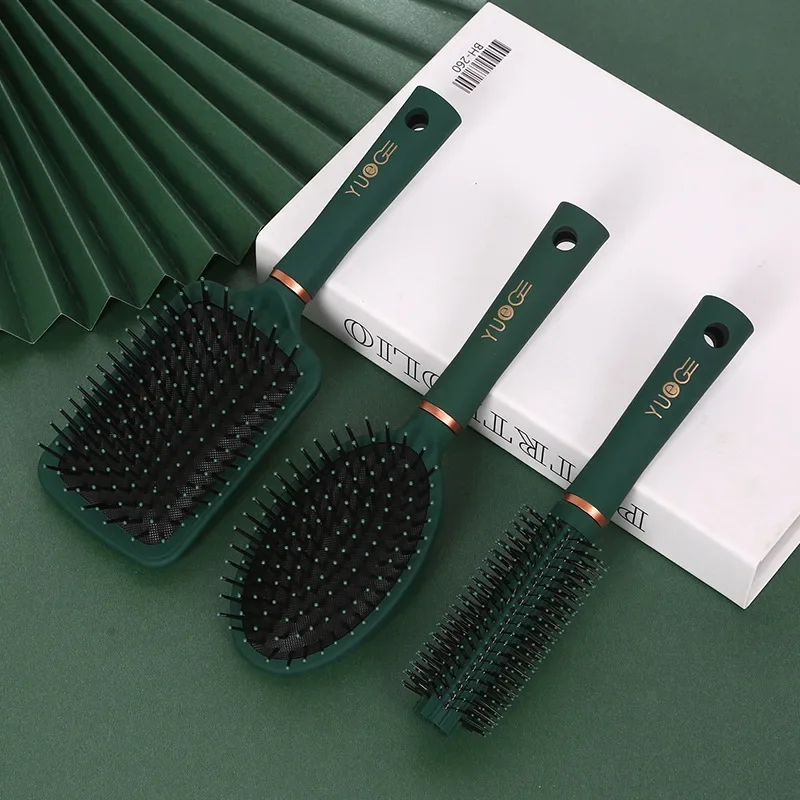 Hairdressing Air Cushion Set - Scalp Massage, Anti-Static, Plastic Curling Comb, Wholesale Ready