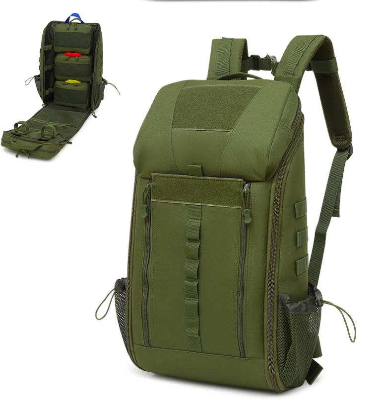 

40л водонепроницаемый тактический медицинский рюкзак первой помощи для пеших прогулок, треккинга, охоты, рыбалки, кемпинга, спорта на открытом воздухе Mochila рюкзак