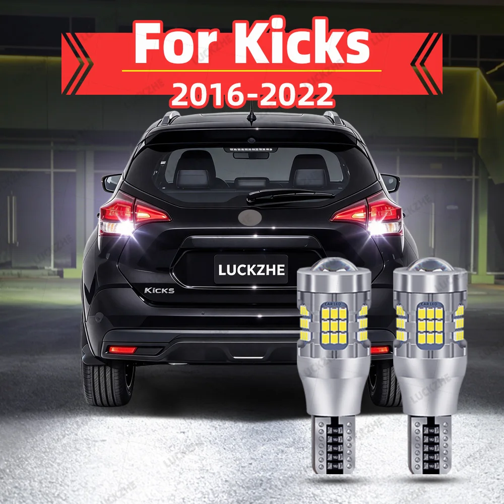 For Nissan Kicks P15 LED Reverse Lights 2016 2017 2018 2019 2020 2021 2022 Kicks Tuning Accessories Reversing Light Bulb White