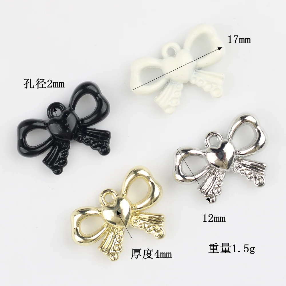 10 قطعة/الوحدة 12*17 مللي متر سبائك الزنك رذاذ رسمت القوس قلادة جالبة للحظ ل قلادة سوار مجوهرات Diy بها بنفسك اكسسوارات #3