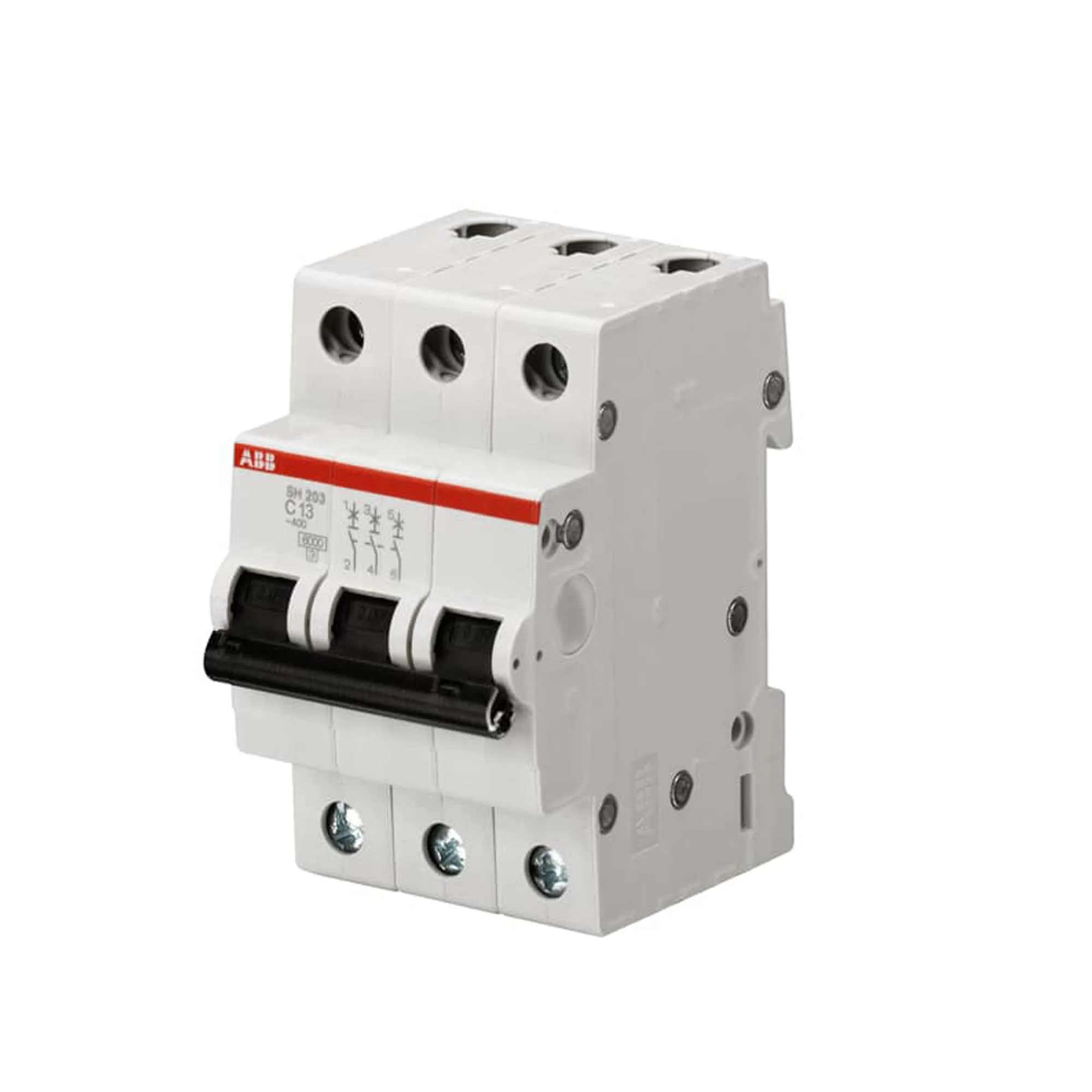 Original S200M series 4P K 63A 15KA 230/440VAC 10115870 miniature circuit breaker S204M-K63