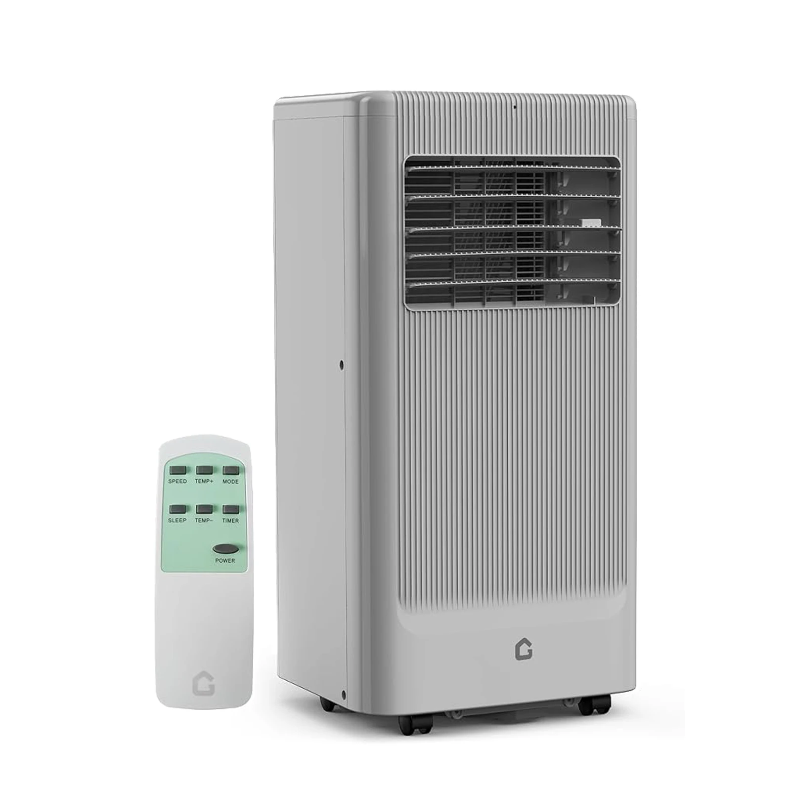 

Портативный кондиционер, 8 000 BTU для помещений площадью до 350 кв. футов, компактный умный кондиционер с функциями охлаждения, осушения, вентиляции и дистанционного управления.