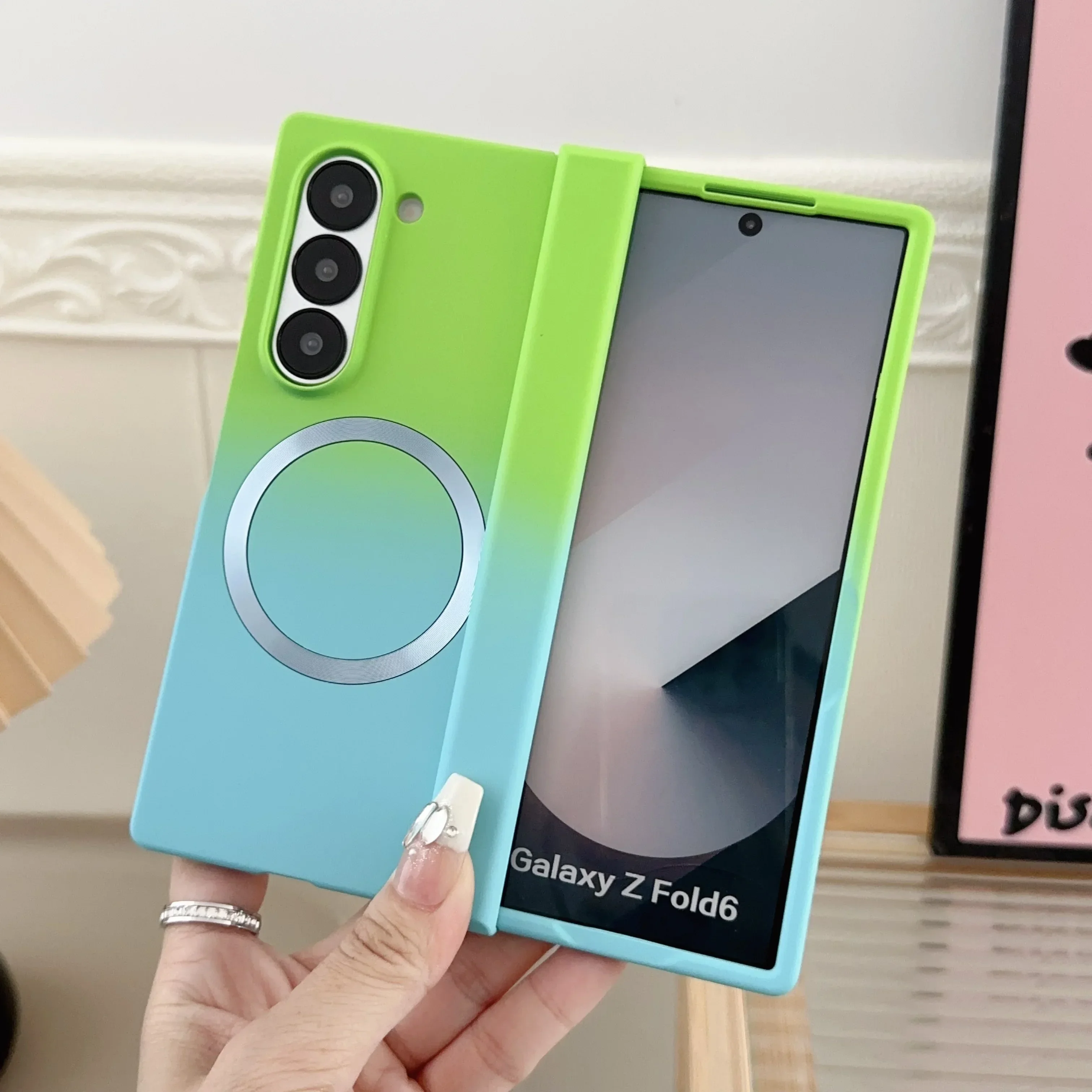 Magnetische Scharnierschutz-Handyhülle für Samsung Galaxy Z Fold 8 Ultra 7 6 5 4 3 Fold8 Fold7 Fold6 Fold5 5G Stoßfeste Abdeckung – Detail 9