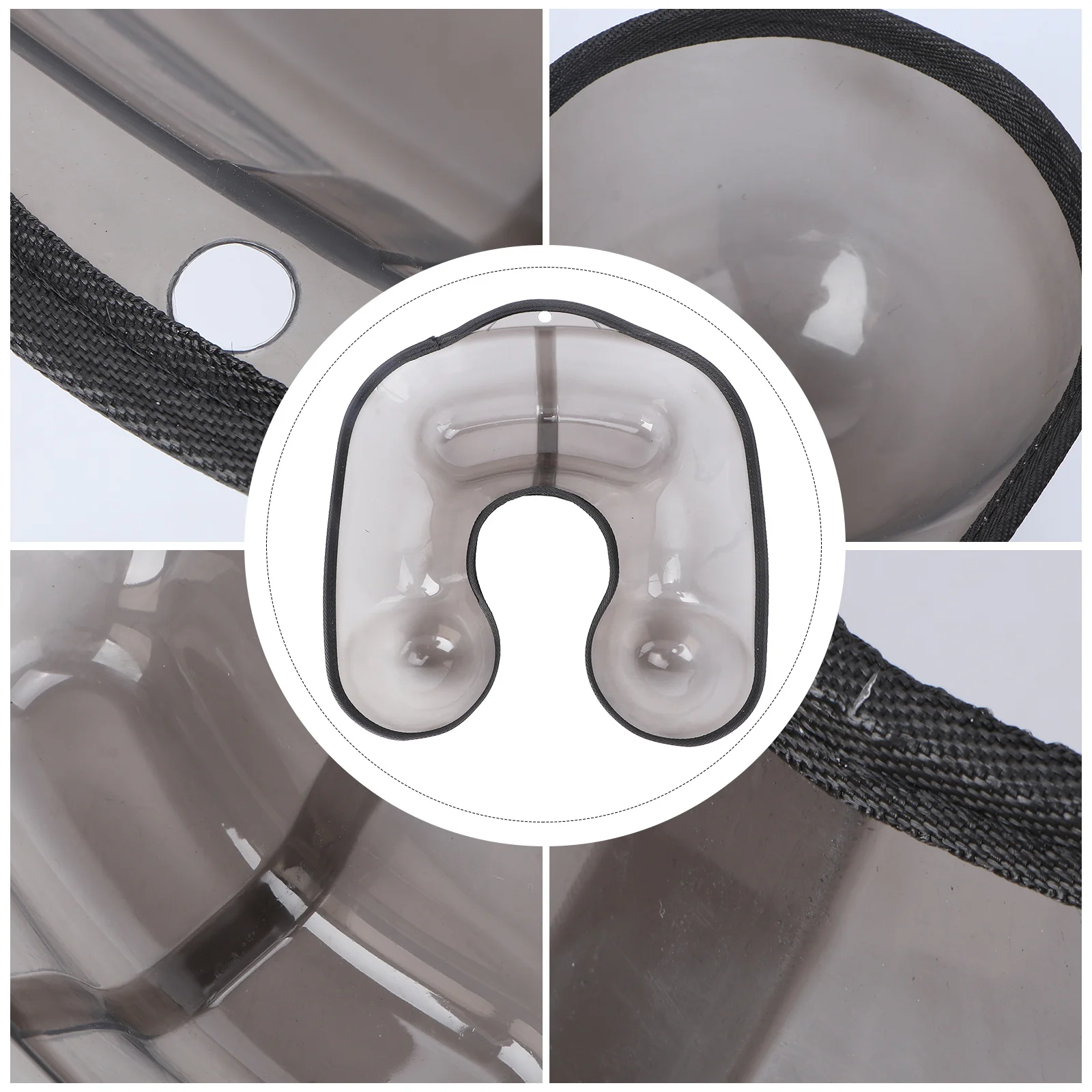 

1pc Professional Hair Coloring Neck Tray Thick Transparent Water Resistant Durable Premium Material Lightweight Comfortable For