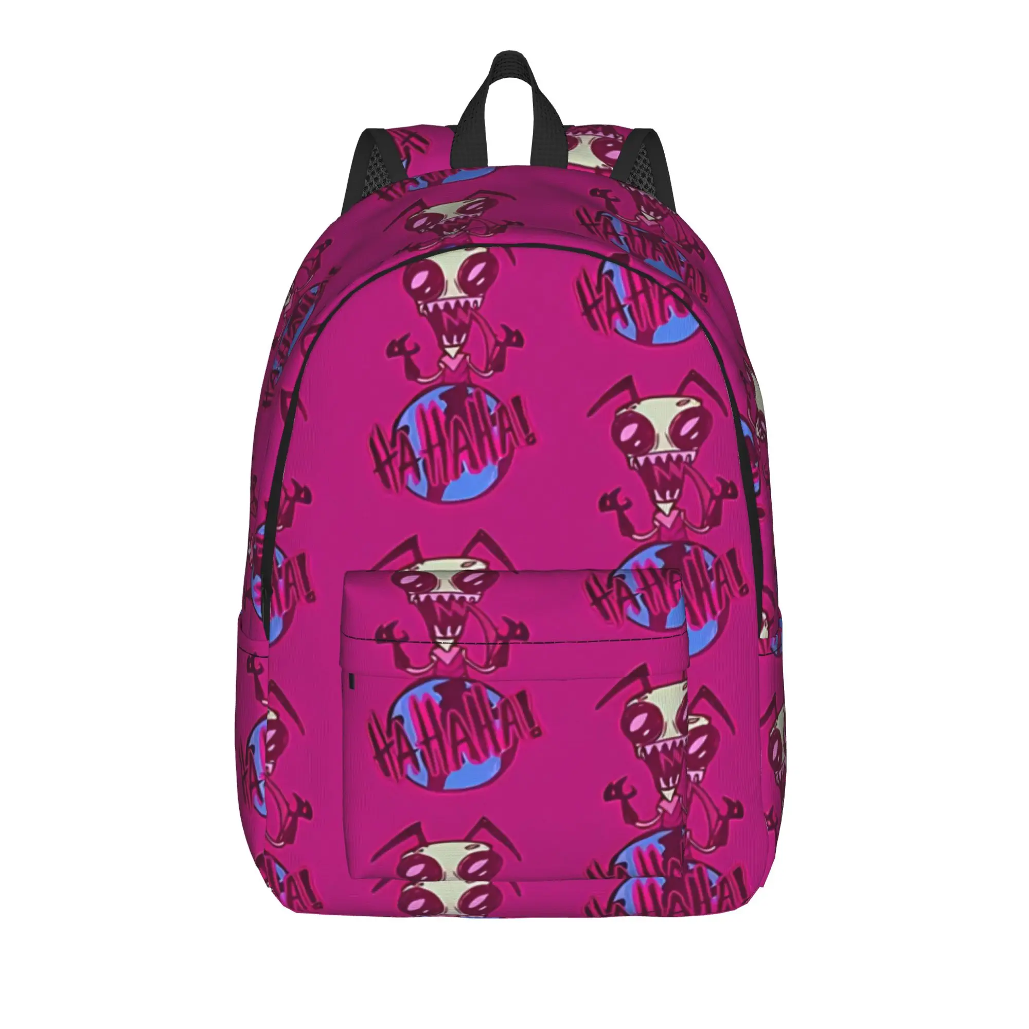 Back to school season dark humor Rucksack Invader Zim Couple Fashion Backpack