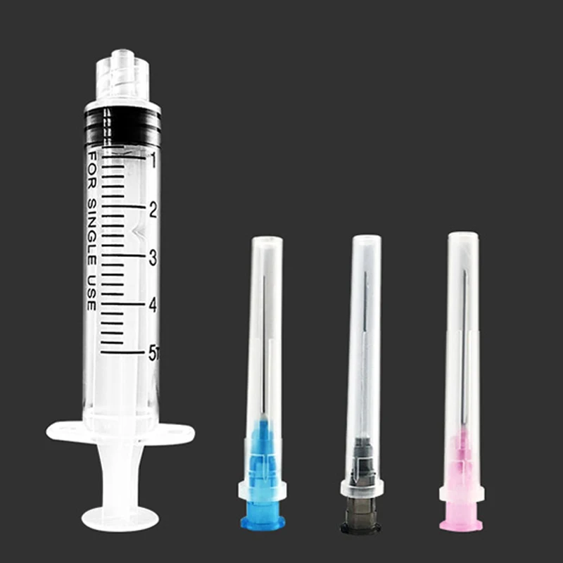 1ml/2ml/5ml Plastic Disposable Injector Syringe For Refilling Measuring Nutrient surgery tool  Disposable Plastic Screw Syringe