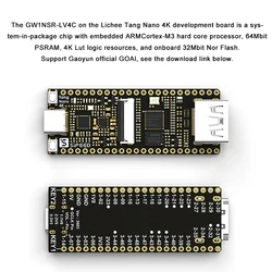 Sipeed Lichee Tang Nano 4K Gowin Minimalist FPGA GoAI Development Board Straight Into Breadboard +OV2640 Camera