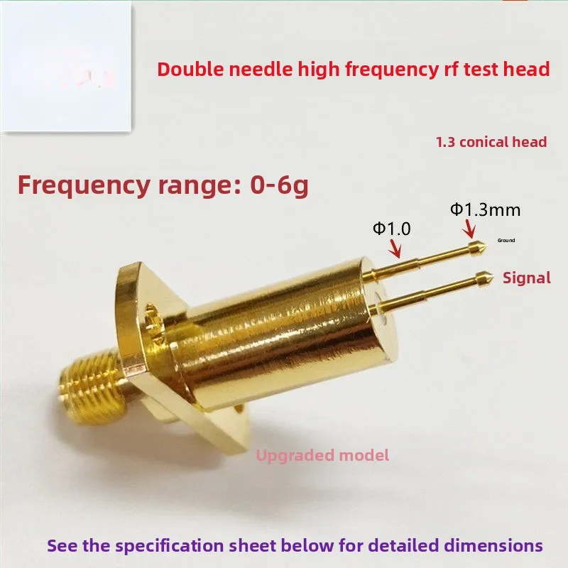 RF Double Needle Test Head 1.3 Cone Head High Frequency SMA Probe SMA-KF Double Needle AP Mobile Phone RF2-EE
