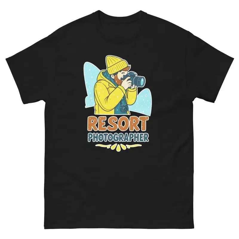 Resort Photographer Mountain Ski Town T Shirt