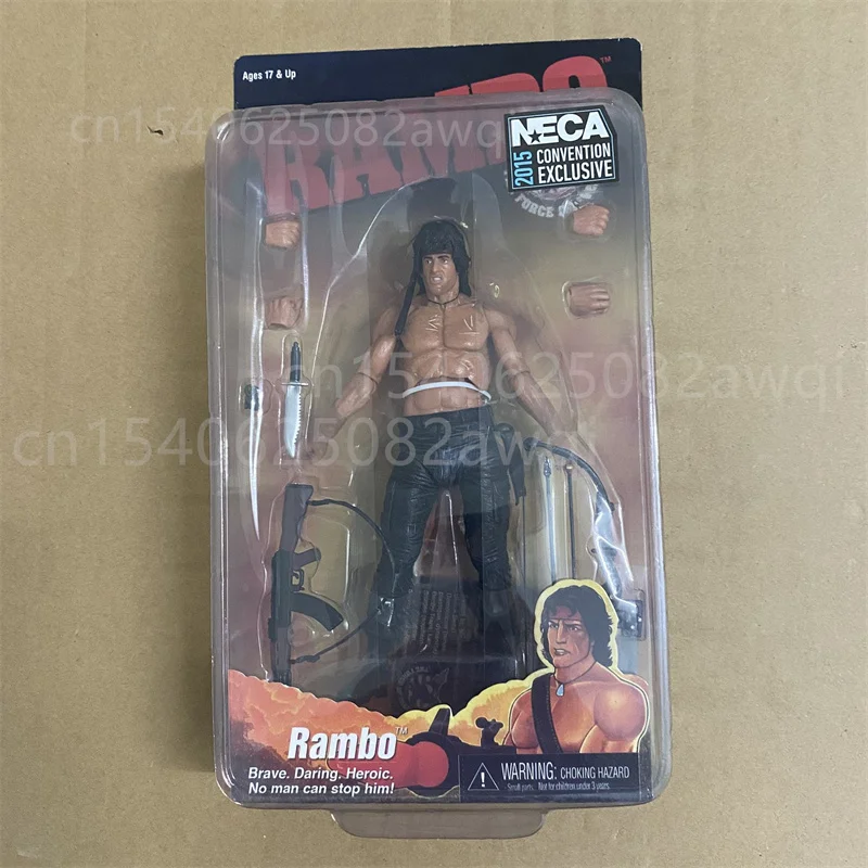 NECA Figur First Blood John J Rambon Drake Ultimate Edition PVC Action Figure Sammlung Modell Spielzeug 17 cm Geburtstag Weihnachten Geschenk – Detail 4