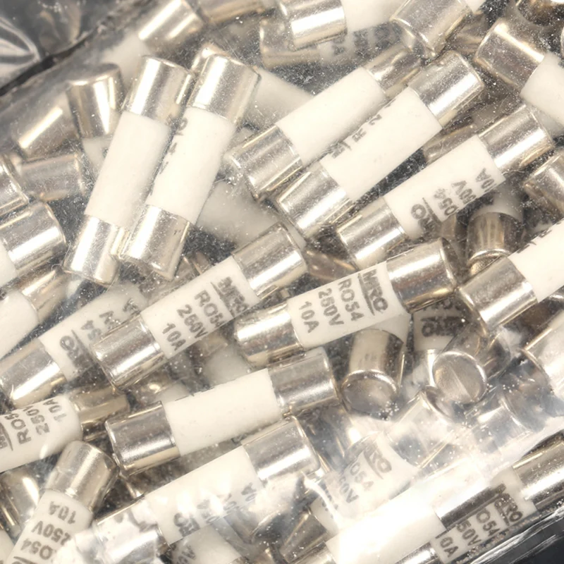 1pcs HIFI Ceramic Package Copper Alloy Fuse Audio Preamp Amplifier Tube Amp Fuse 1A 4A  6A 10A 15A 16A Slow Blow Fuse 5*20mm