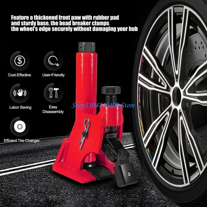 

y1gd Pack of 1 to Use Tire Press with Anti Slip Grip and Stable Base Quick Safe Operation in Minutes