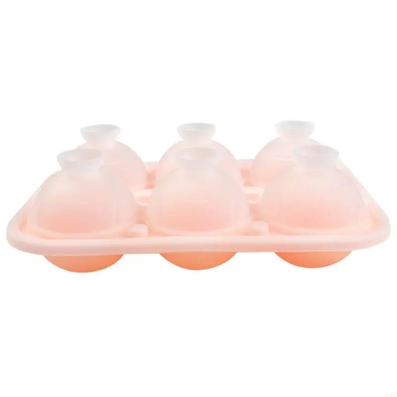 Endearing Tennis Ball Design Silicone Ice Tray For Simple Ice Making And Multipurpose Use In Kitchen And Social Event 55KF