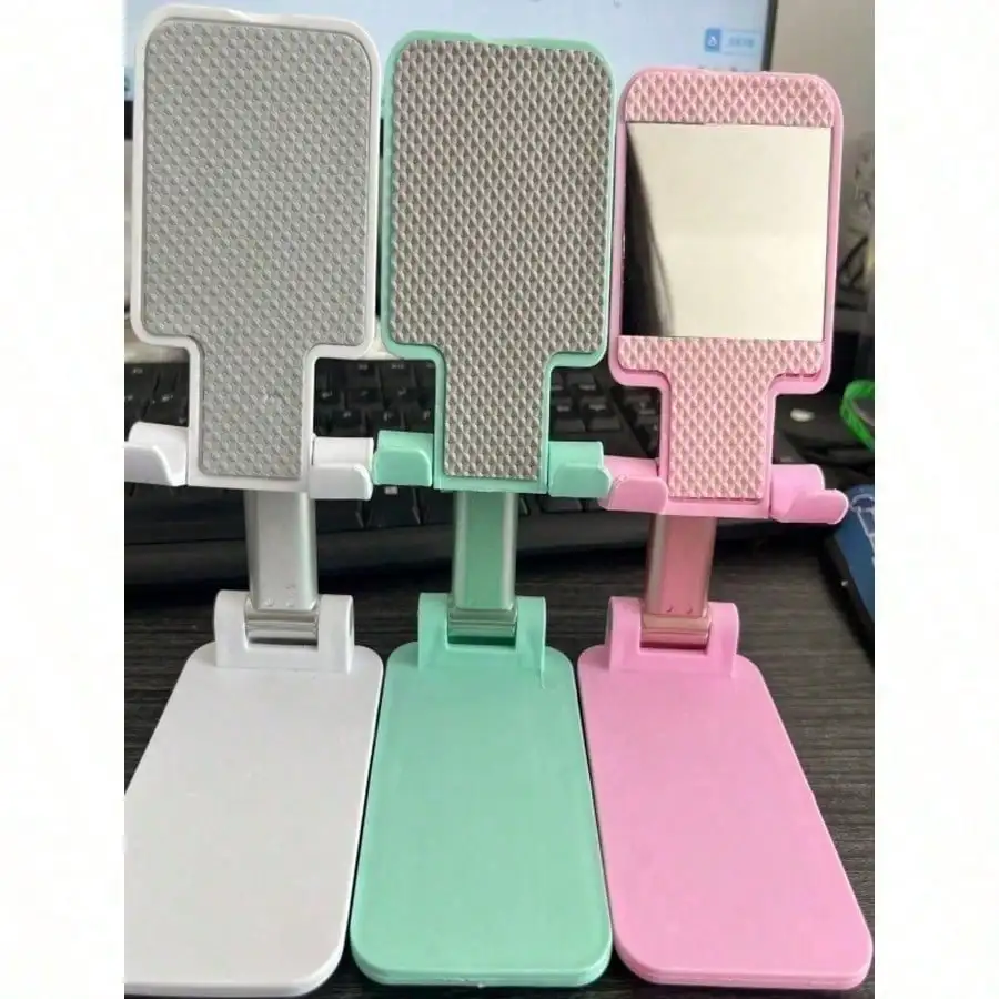 

1 шт., прочная универсальная подставка для телефона и планшета, многофункциональный настольный держатель — складной, регулируемый по высоте, 360°. ° Вращающийся