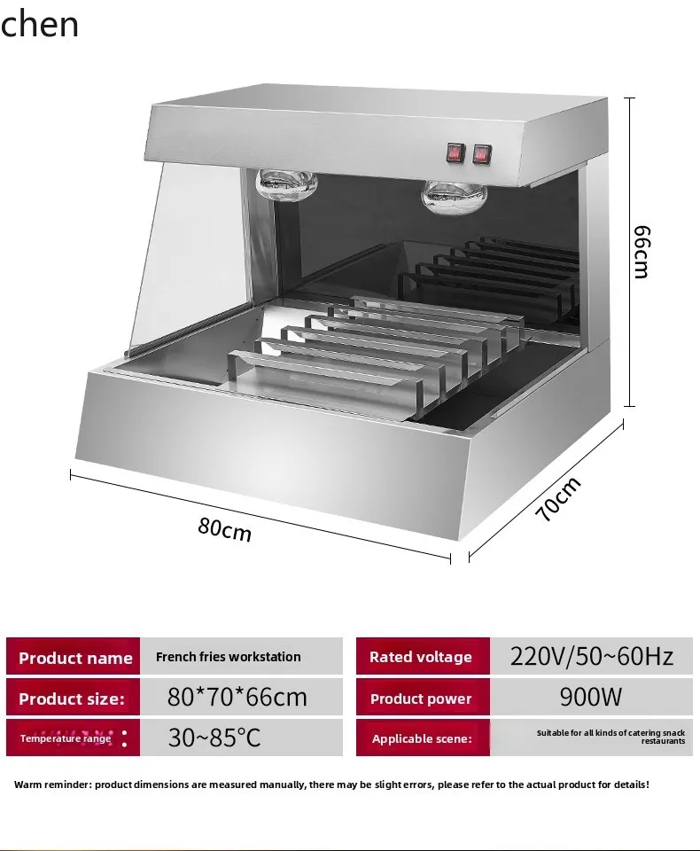 ZML desktop patatine fritte workstation console serbatoio di controllo dell'olio commerciale attrezzatura per hamburger di pollo fritto