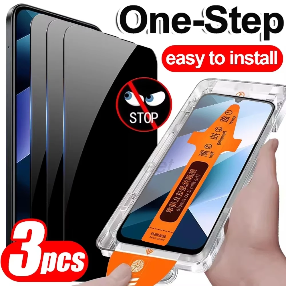 

1-3PCS Dust Free Anti-Spy Screen Protector For Samsung S25 Ultra S26 S25 S26 Ultra S24 A56 A54 A73 5G S20 FE S22 S23 Plus Glass