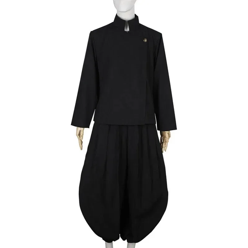 Geto Suguru Cosplay Anime Jujutsu Kaisen Geto Suguru Costume Cosplay Nero Uniforme scolastica Parrucca Vestito Costume di Halloween per gli uomini