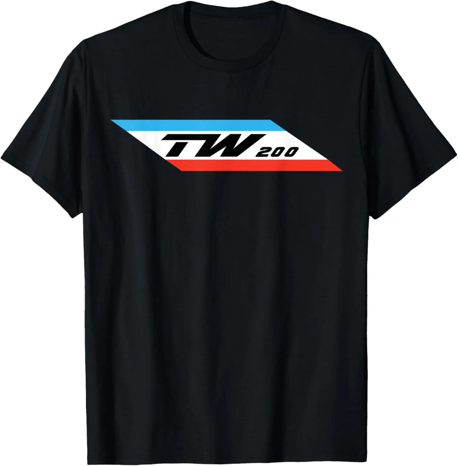 

TW200 Dirt Bike Motorcycle Tdub Gas Tank Red Blue T-Shirt Motorcycle