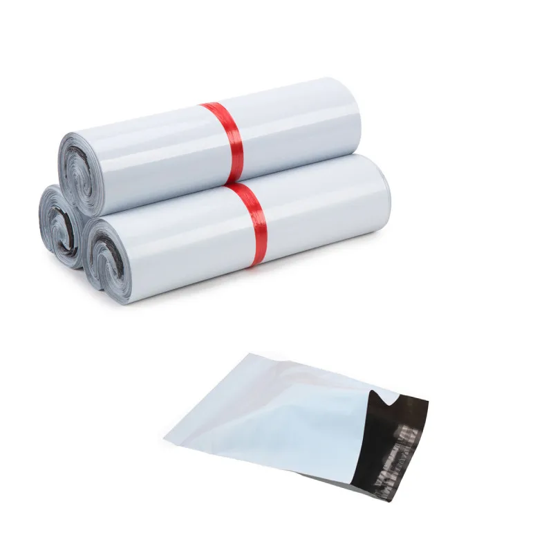 50-100 pieces/batch white express bag express envelope storage bag self-adhesive sealing Pe plastic bag transport packaging bag