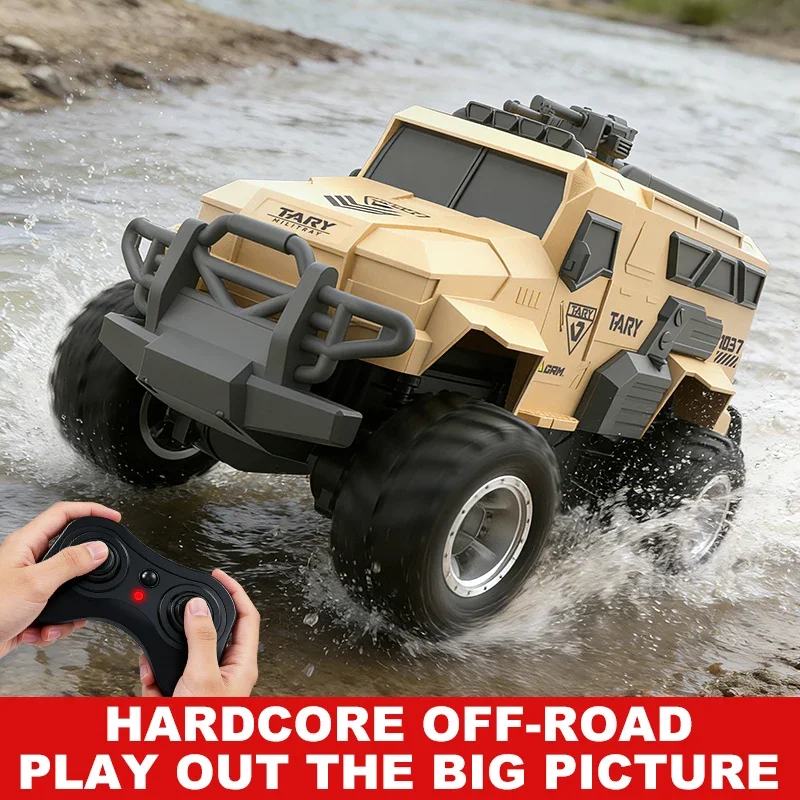 

JJRC Q241 Amphibious RC Car 4WD 2.4Ghz Waterproof All-Terrain Off-Road Explosion Proof Armored Vehicle Toy for Boy Birthday Gift