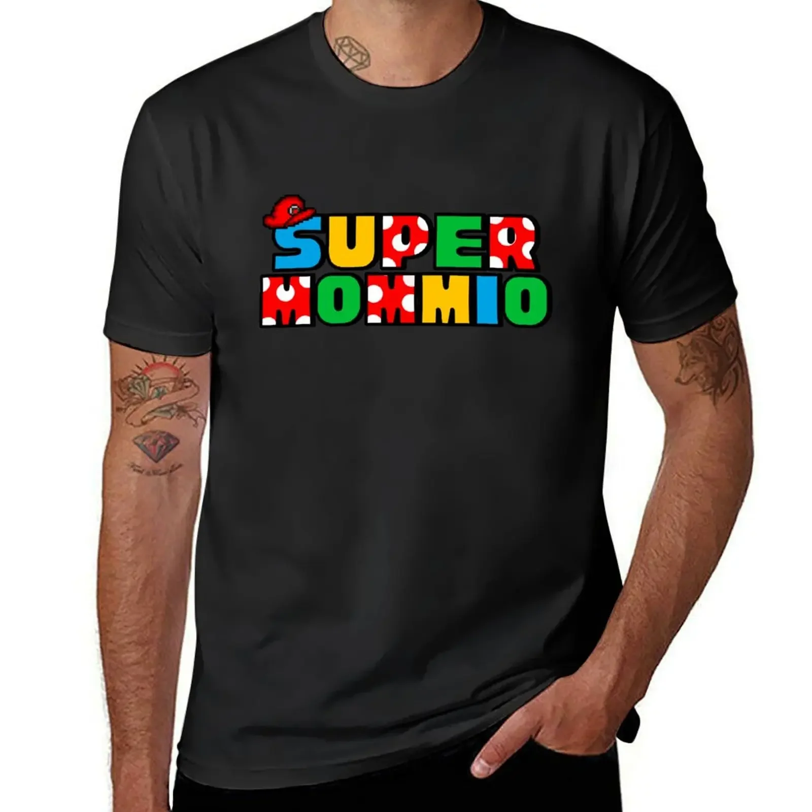 

Super Mommio, Funny Mother Gift idea T-Shirt sublime hippie clothes basketball graphic tees sports fans plain black t shirts men