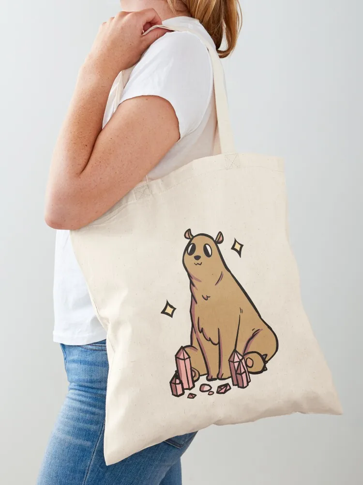 

Crystal bear Tote Bag tote bags aesthetic tote bag canvas bag screen Shopper