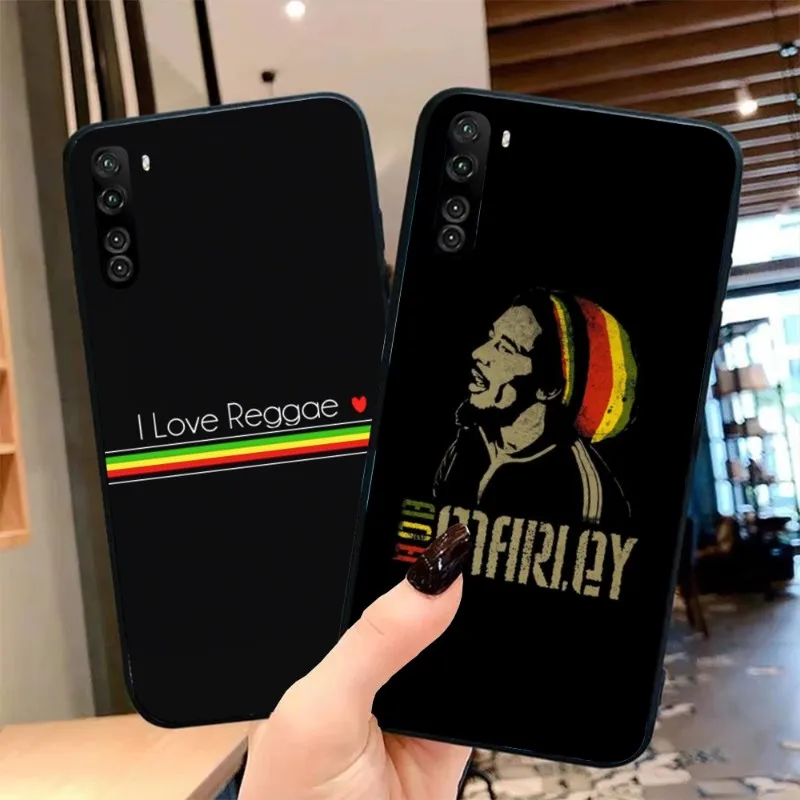 Reggae Marley Mobile Cell Phone Case for OPPO Find X5 X3 X2 A93 Reno 8 7 Pro A74 A72 A53 Black Soft Phone Cover Funda