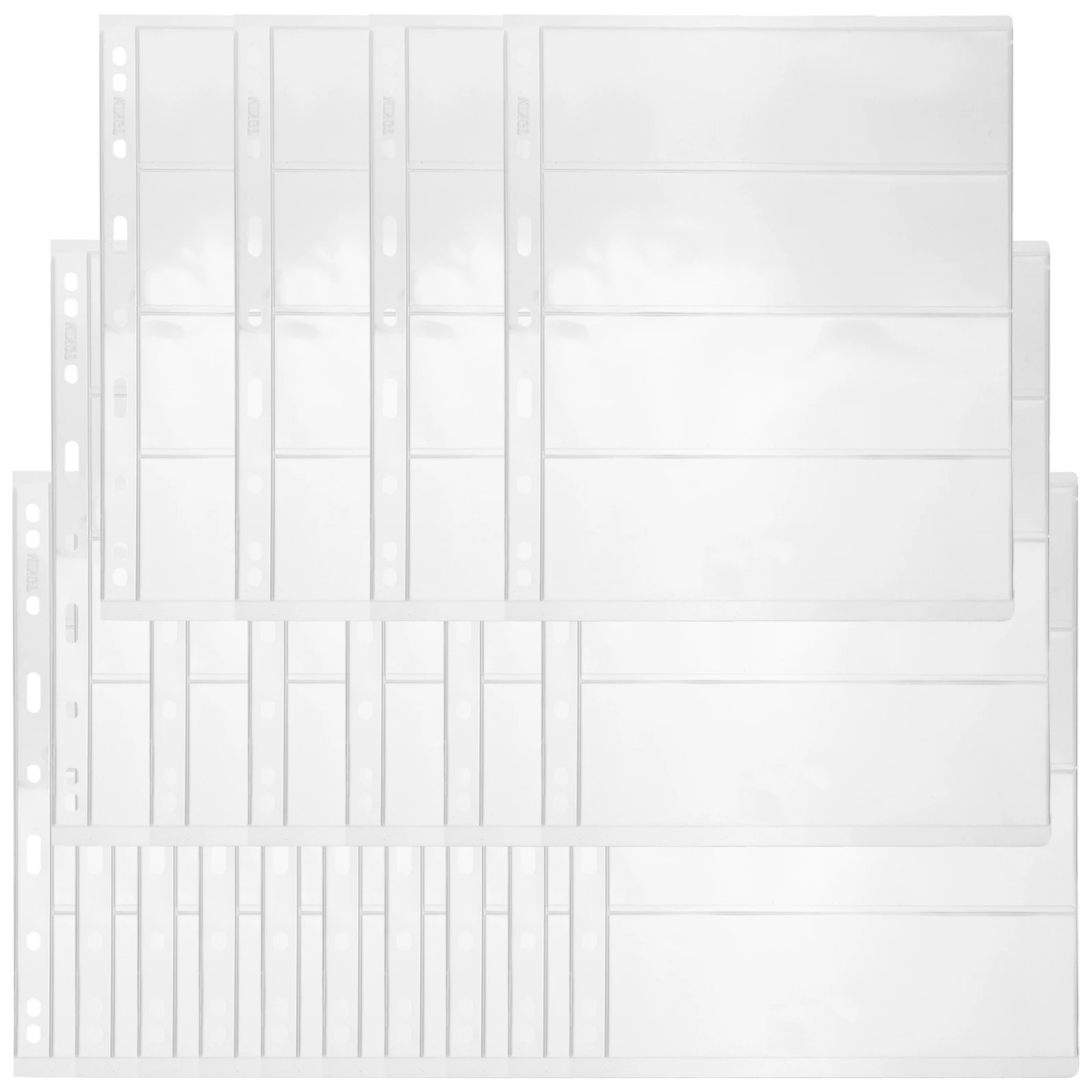 

20pcs 20 Sheets PVC Clear Pages Dust Stamp Album Proof Coin Album Organizer Storage Book
