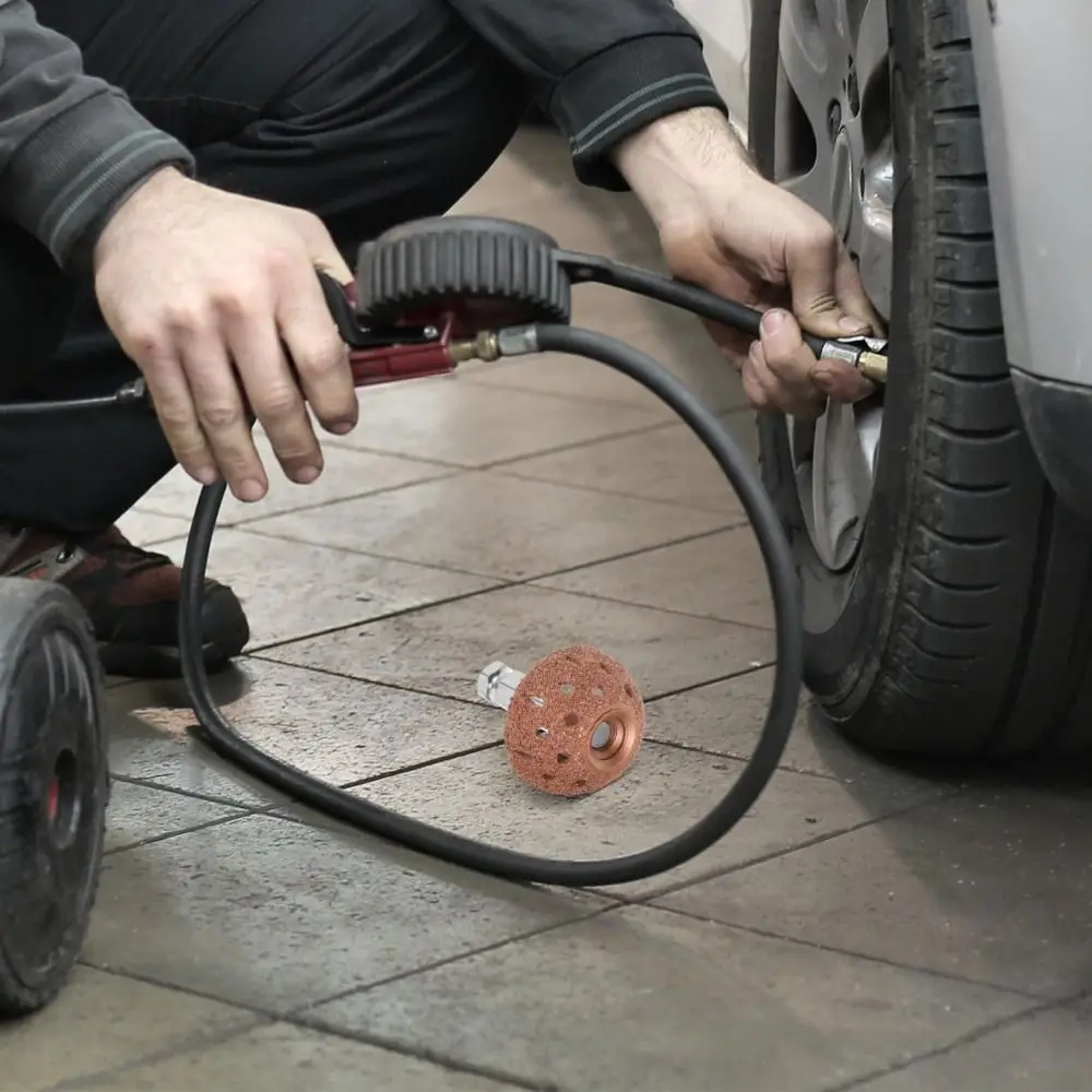 Tungsten Steel Tire Grinding Head Coarse Grit High-Speed Tire Buffing Wheel Bowl Type Hemispherical Tire Repair Tool Car Tire