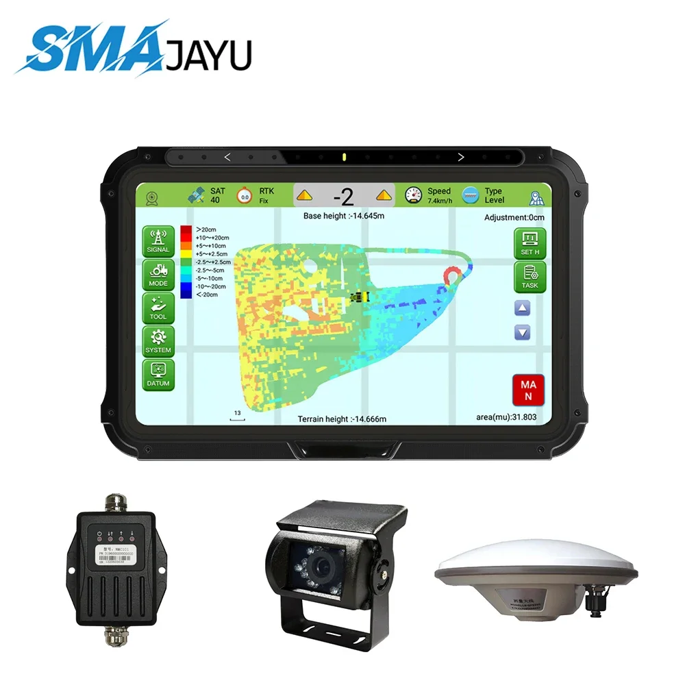 JYL20 Visualization Tractor Land Leveling System GPS GNSS Digitizing Farm System