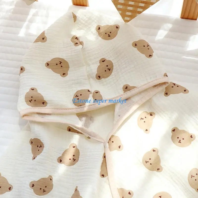 090b 면화 후드 타월 유아 선생의 선 스크린 타월 베이비 소년 소녀 해변 수영장 놀이