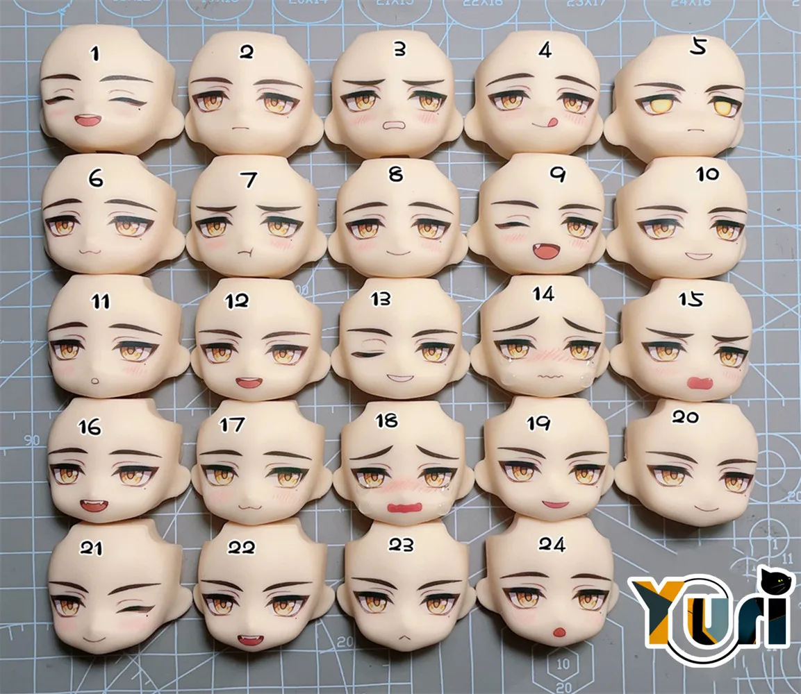 Yuri Game Honkai: Star Rail Jing Yuan Handmade OB11 Water Paste Face Alternate Face Expression Anime Cosplay C