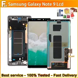 AMOLED For Samsung galaxy Note 9 N960 N960F LCD Display Touch Screen Digitizer Assembly  LCD With Frame/No Frame