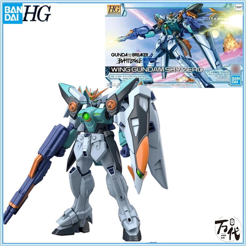 

В наличии Bandai Anime Hg 1/144 Flugel Gundam Himmel Null neue mobile Bericht Gundam Монтаж Набор для моделирования