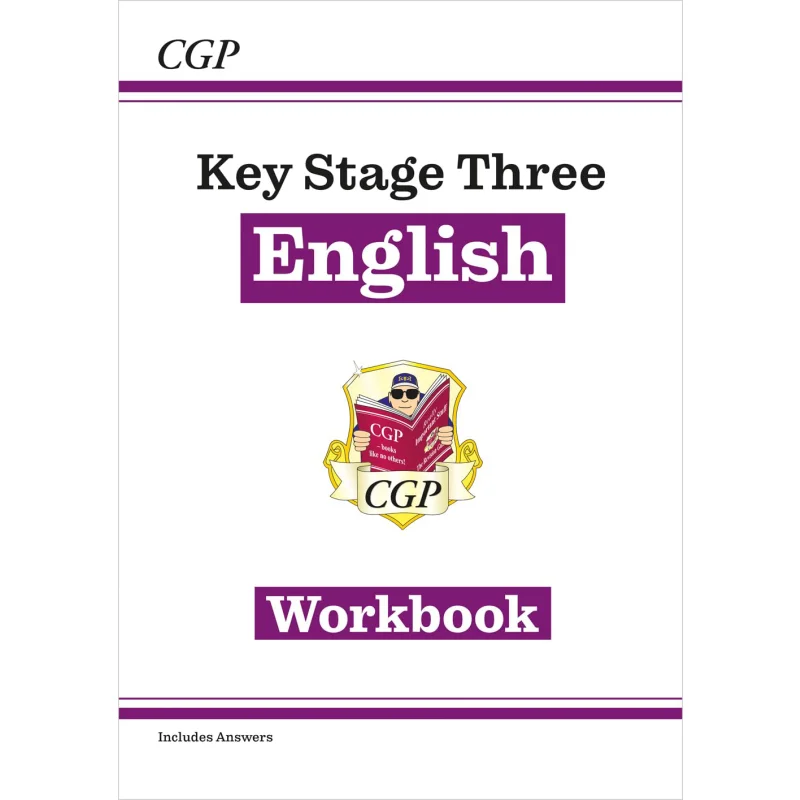 

KS3 English Workbook With Answers CGP Books Coordination Group Publications 9781847622587 Book