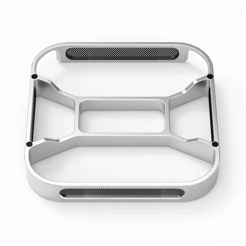 for Mac mini Desktop Stand for Mac Mini M4 /M4 Pro 2024 Heat Dissipation dustproof Aluminum Mount Dock Cooling Holder Accessorie