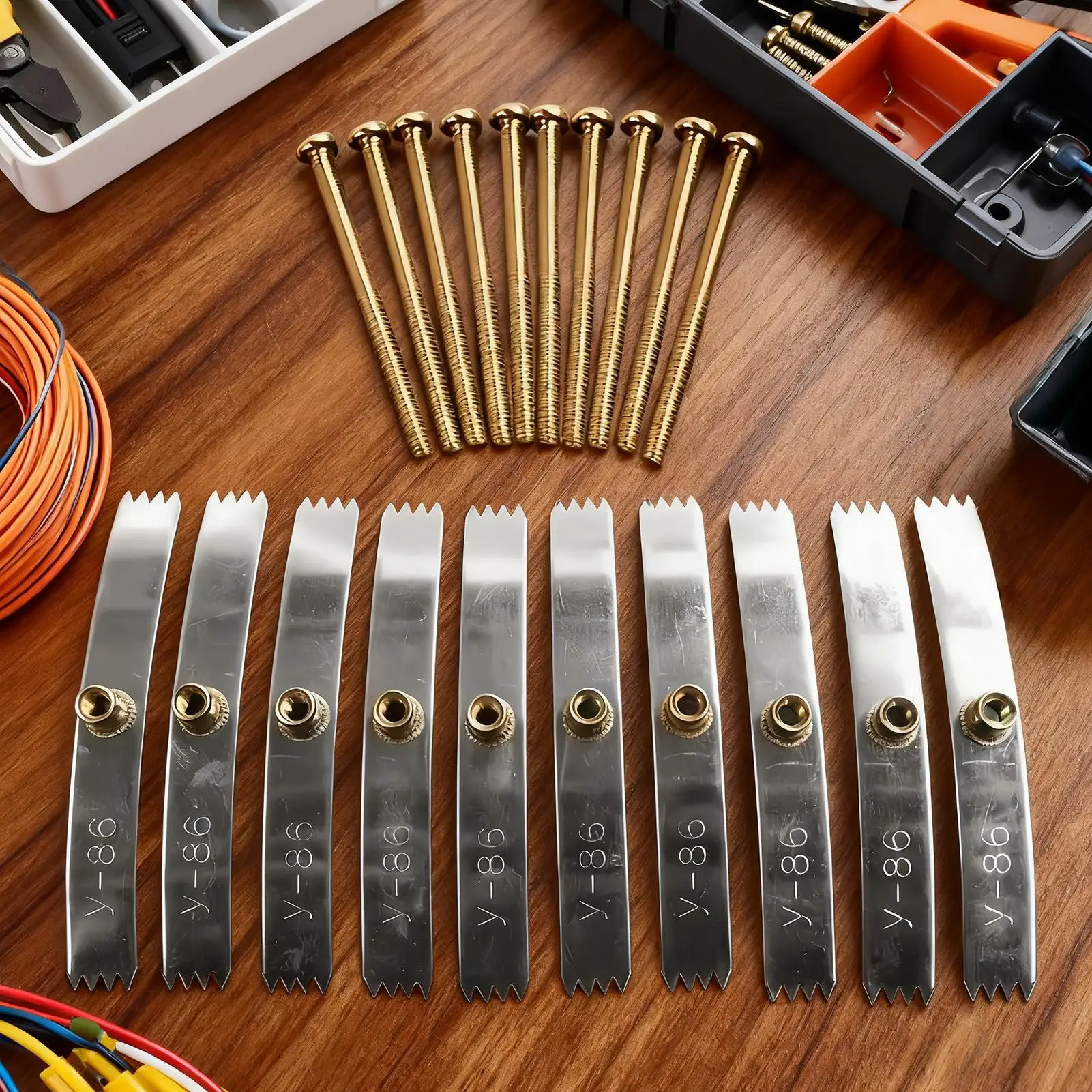 Wall Box Repair Tool 10 Pieces Maintenance Tool Wall Box Repairer with Teeth for Wiring Maintenance Socket Installation