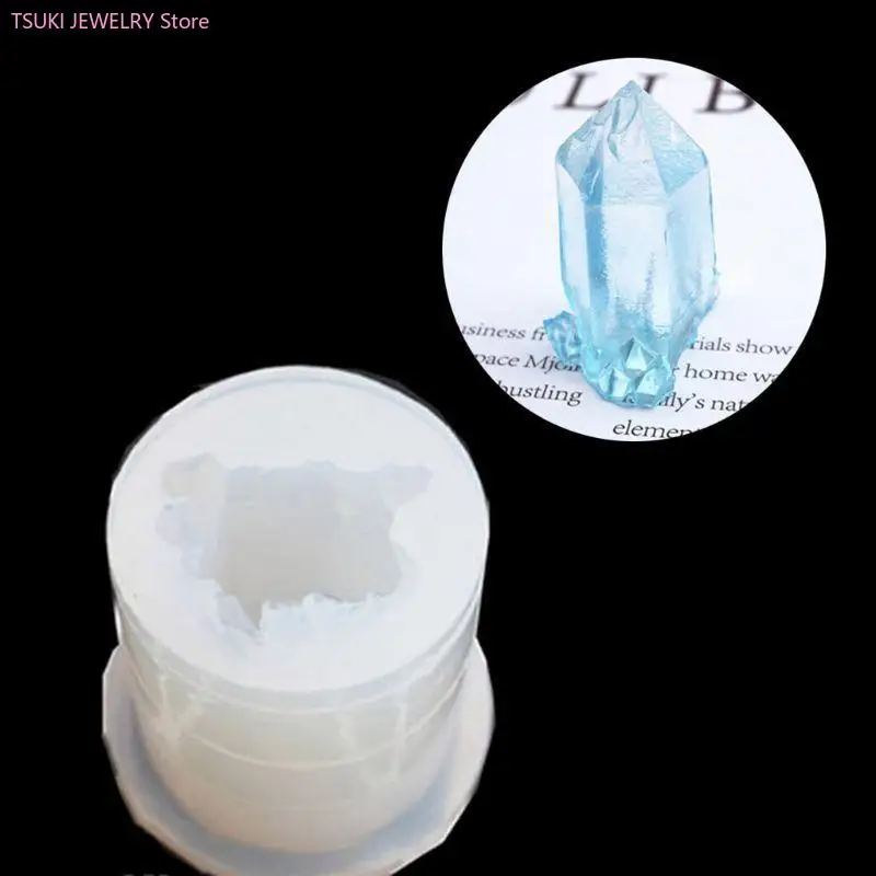 

62KE DIY Кристалл Кварц Рок Кластер Геода Друзы Драгоценный Камень Подвеска Силиконовая Форма Ручной Работы Творческое Искусство