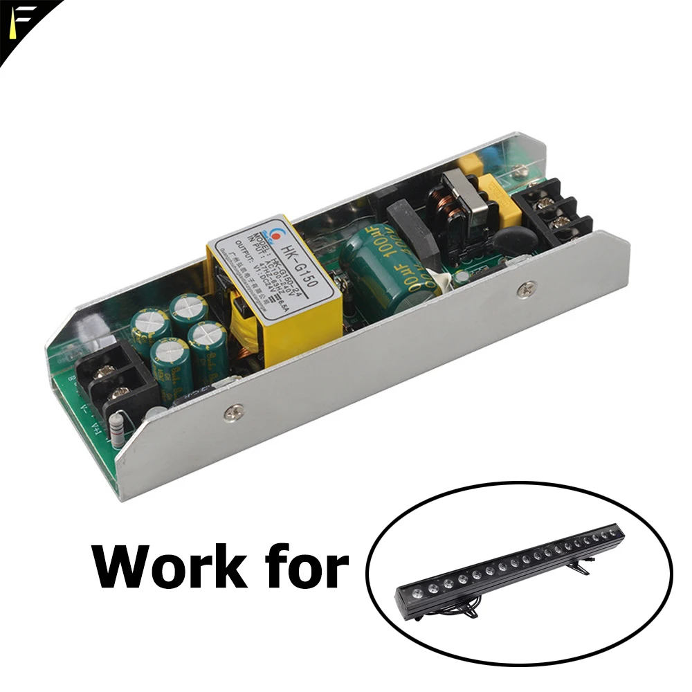 Spare Parts 150W 24V 6.5A Power Supply for DMX 512 LED Linear Wall Washer & Color-Changing Light in Corridors