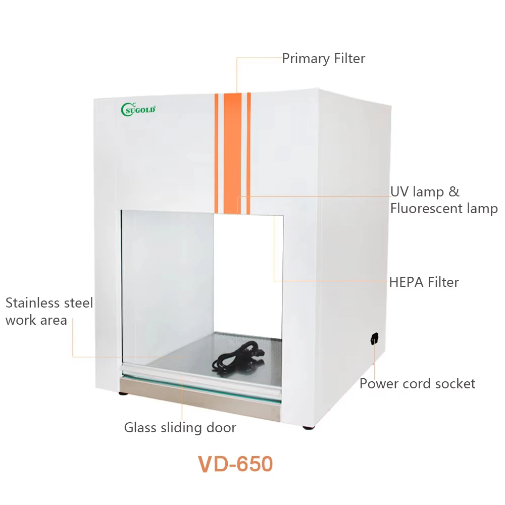 VD-650 Laboratory ultra-clean table aseptic dust-free 100 level purification table single and double horizontal air supply