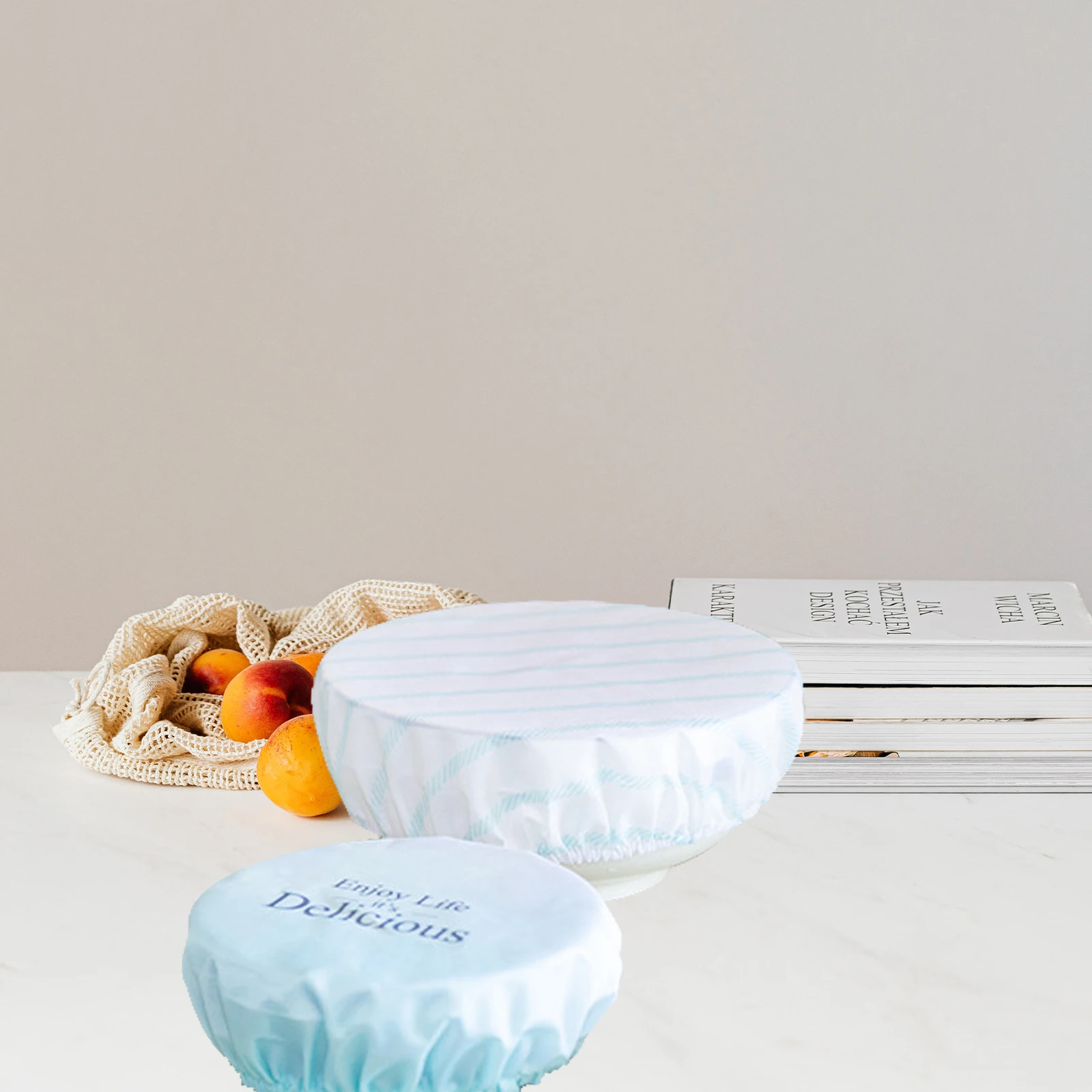 

3 Pcs Bowl Cover Cloth Reusable Covers Elastic Salad Bowls Elasticity Washable Food Protective Oxford Storage
