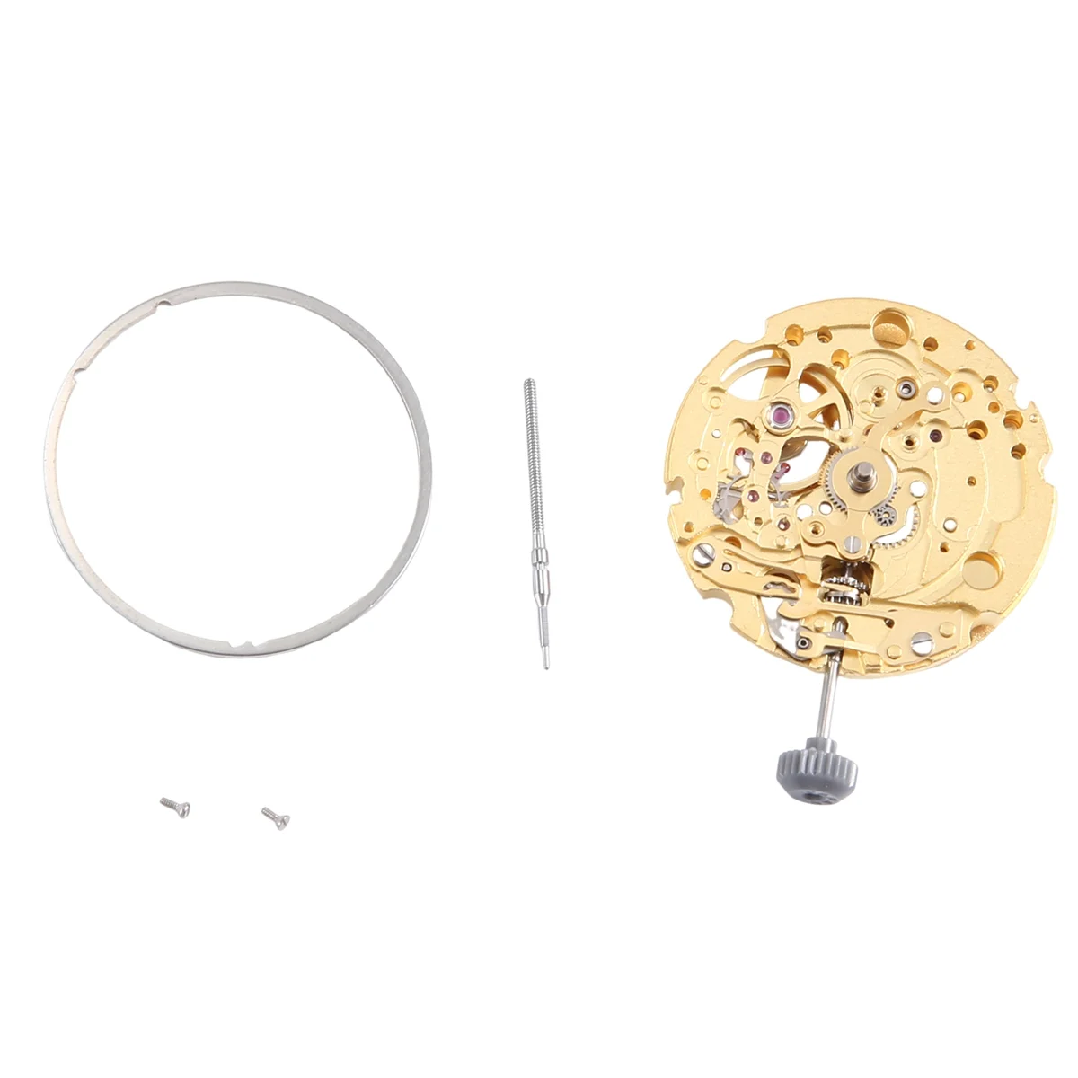 

CXZD-Quartz Watch Movement for Miyota 82S5 Movement Accessories, Gold